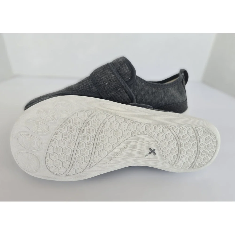 LeIsfIt Women's Memory Foam House Slippers Gray Hook & Loop EU 41 Comfort